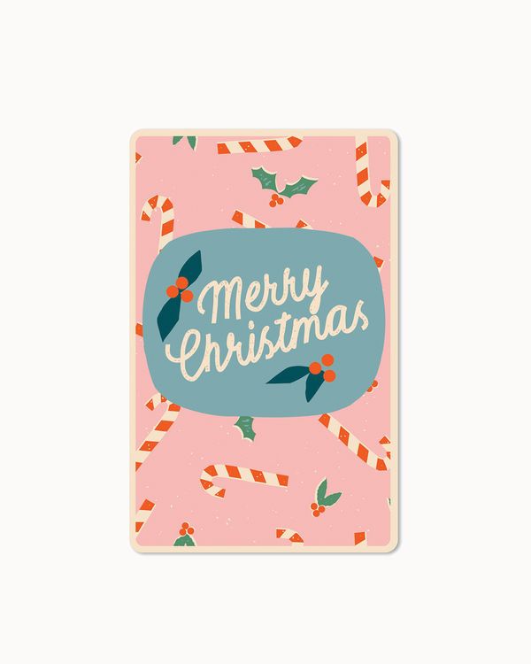 Produktbild: Lunacard Postkarte *Merry Christmas