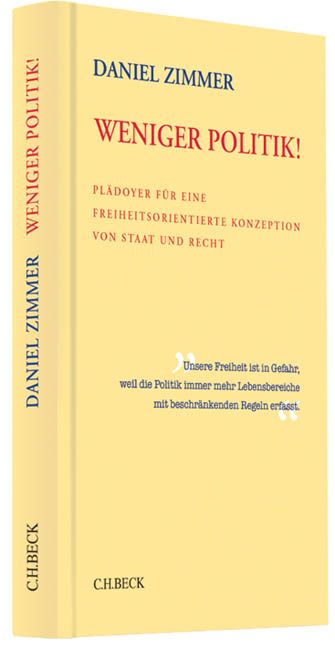 Produktbild: Weniger Politik!