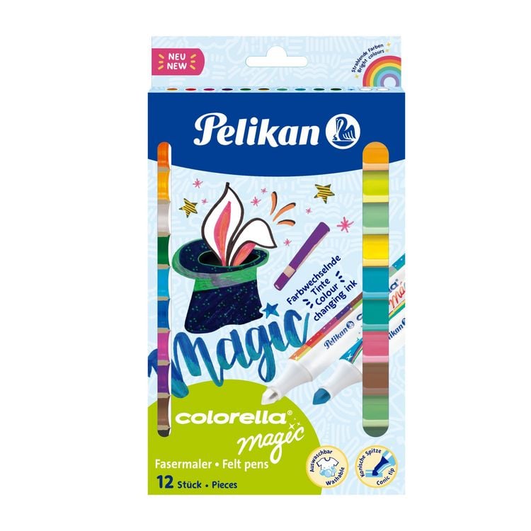 Produktbild: Pelikan Filzstifte Colorella Magic 411/FS 10er Set + 2 Zauberstifte