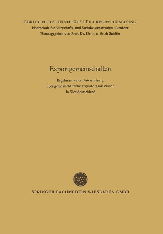 Produktbild: Exportgemeinschaften