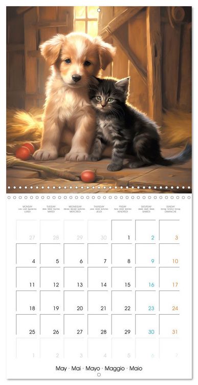 Produktbild: Instants craquants (Calendrier mural carr&eacute; 2026 30x30 cm) Calendrier double avec une page pour vos prises de notes