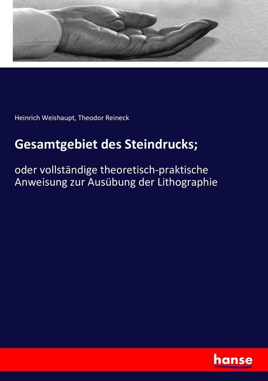 Produktbild: Gesamtgebiet des Steindrucks;