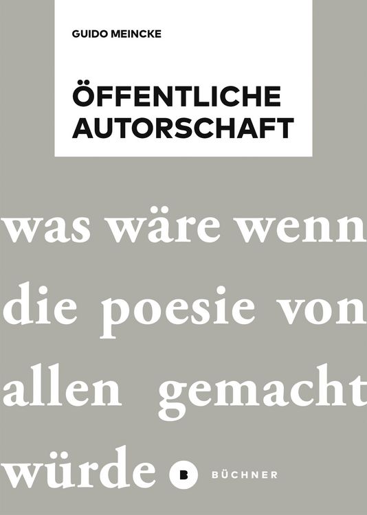 Produktbild: &Ouml;ffentliche Autorschaft
