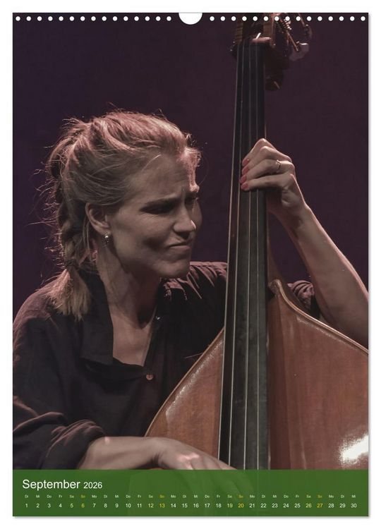 Produktbild: Women singing and playing Jazz (Wandkalender 2026 DIN A3 hoch), CALVENDO Monatskalender