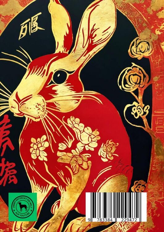 Produktbild: Tagebuch / Notizbuch Chinesische Tierkreis Hase