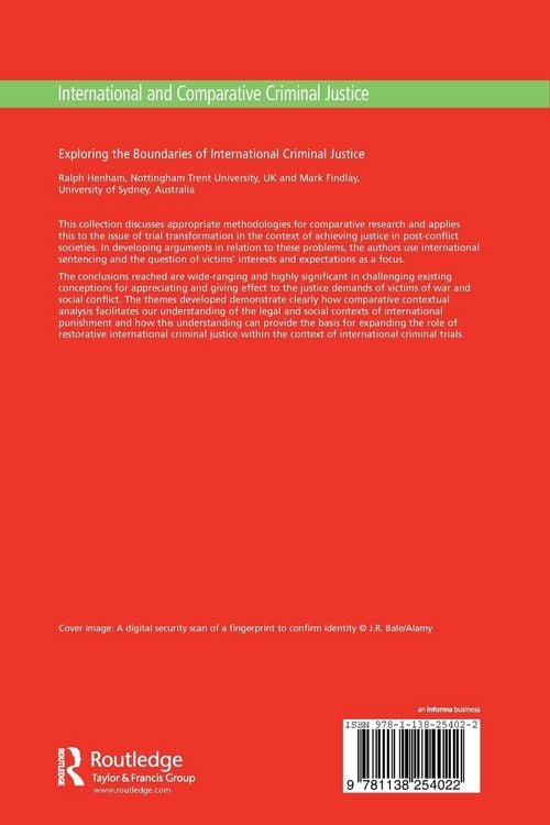 Produktbild: Exploring the Boundaries of International Criminal Justice