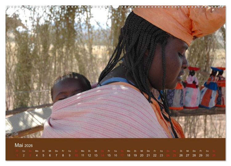 Produktbild: Namibia - faszinierende Menschen und Tiere (Wandkalender 2026 DIN A2 quer), CALVENDO Monatskalender