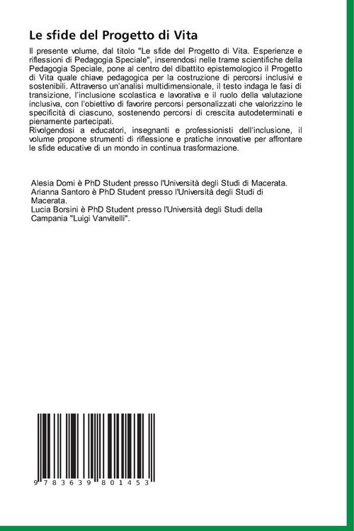 Produktbild: Le sfide del Progetto di Vita
