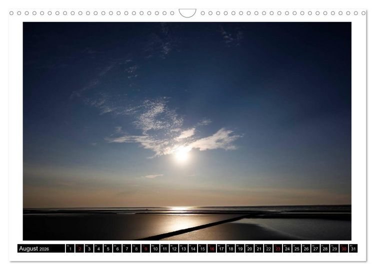 Produktbild: Nordsee & Ostsee (Wandkalender 2026 DIN A3 quer), CALVENDO Monatskalender