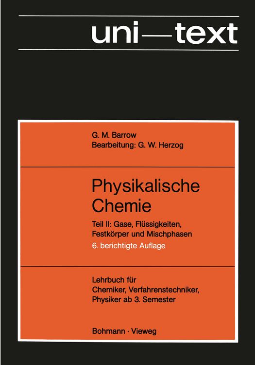 Produktbild: Physikalische Chemie