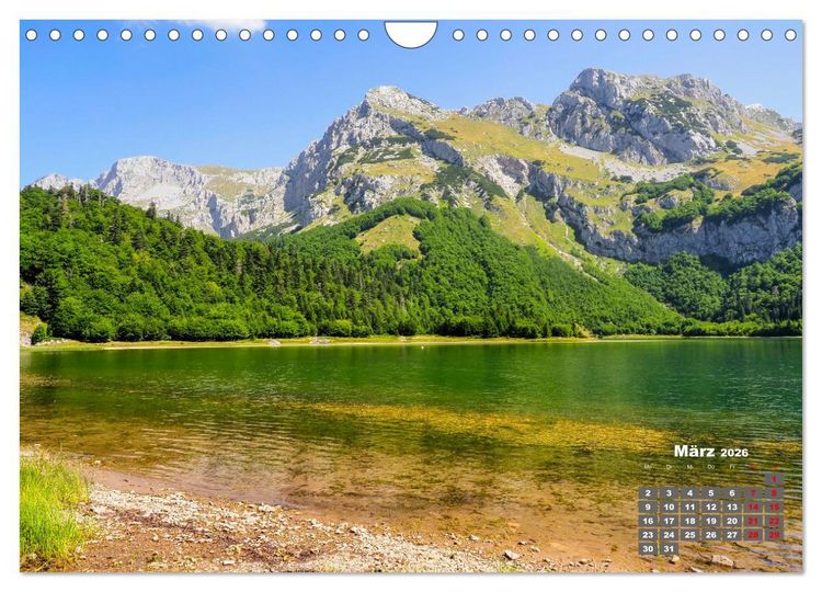 Produktbild: Sutjeska-Nationalpark (Wandkalender 2026 DIN A4 quer), CALVENDO Monatskalender