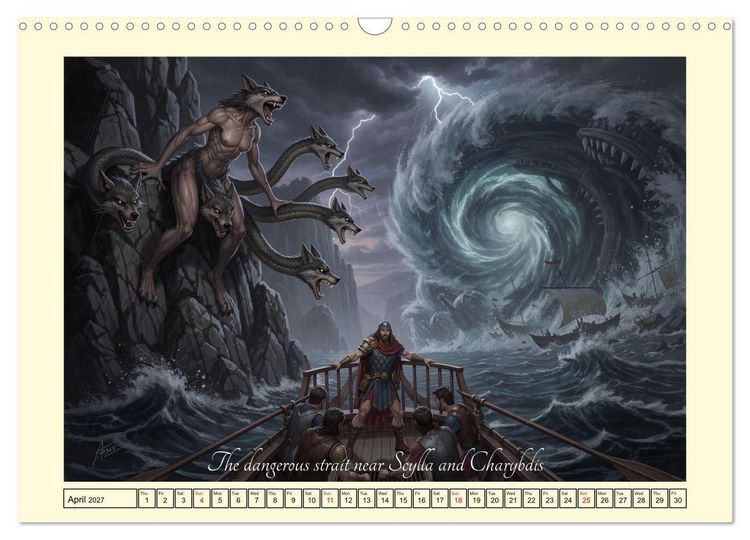 Produktbild: The adventurous journey of Odysseus (Wall Calendar 2027 DIN A3 landscape), CALVENDO 12 Month Wall Calendar