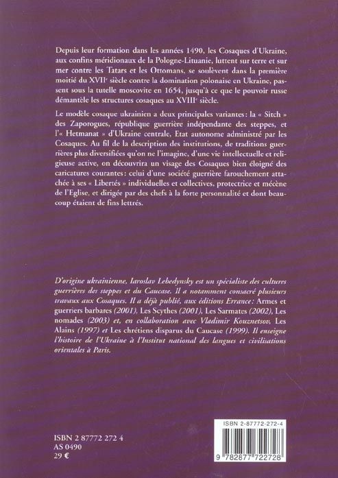 Produktbild: Les cosaques. Une soci&eacute;t&eacute; guerri&egrave;re entre libert&eacute;s et pouvoirs