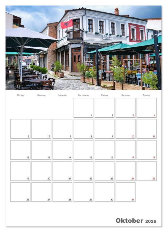 Produktbild: Faszinierendes Albanien (Wandkalender 2026 DIN A4 hoch), CALVENDO Monatskalender