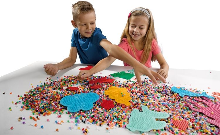Produktbild: SES Creative - B&uuml;gelperlen Stiftplatten 5 St&uuml;ck