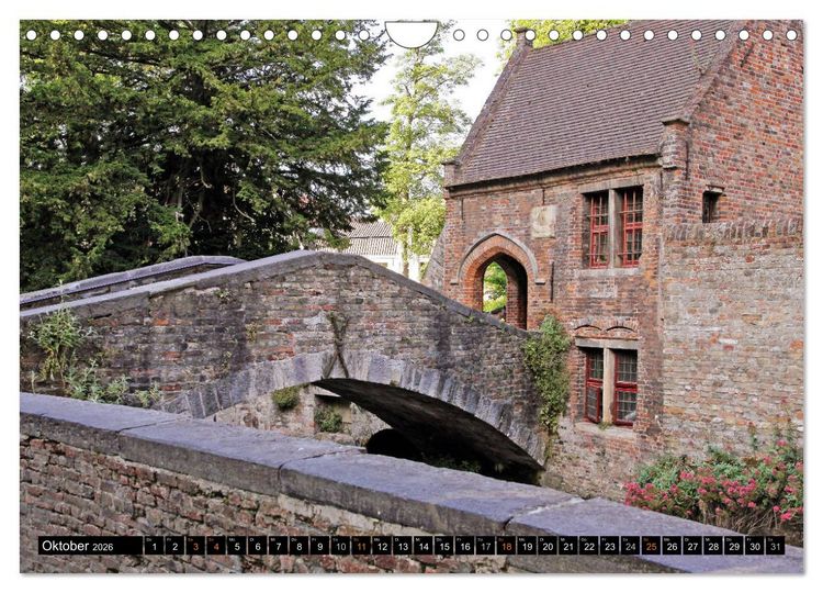 Produktbild: Br&uuml;gge - Venedig des Nordens (Wandkalender 2026 DIN A4 quer), CALVENDO Monatskalender