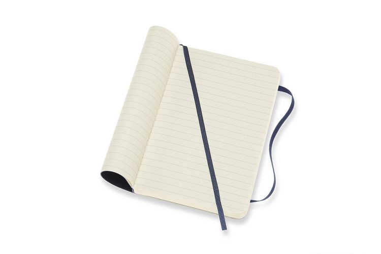 Produktbild: MOLESKINE NOTIZBUCH P/A6, LINIERT, SOFT COVER, SAPHIR