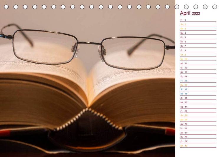 Produktbild: Welt der B&uuml;cher (Tischkalender 2022 DIN A5 quer)