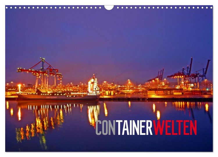 Produktbild: Containerwelten (Wandkalender 2026 DIN A3 quer), CALVENDO Monatskalender