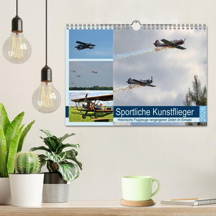 Produktbild: Sportliche Kunstflieger (Wandkalender 2026 DIN A4 quer), CALVENDO Monatskalender