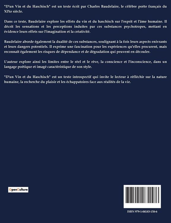 Produktbild: Du Vin Et Du Haschisch