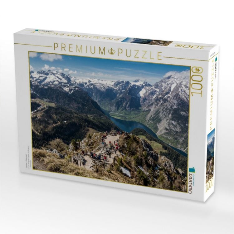 Produktbild: CALVENDO Puzzle Jenner - K&ouml;nigssee | 1000 Teile Lege-Gr&ouml;&szlig;e 64x48cm Foto-Puzzle f&uuml;r gl&uuml;ckliche Stunden