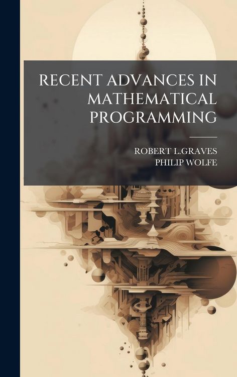 Produktbild: Recent Advances in Mathematical Programming