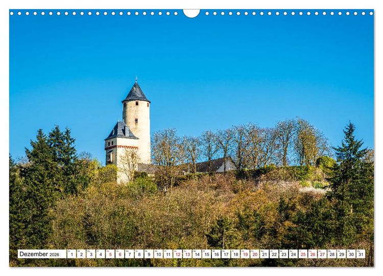 Produktbild: Burgen des Hunsr&uuml;cks (Wandkalender 2026 DIN A3 quer), CALVENDO Monatskalender