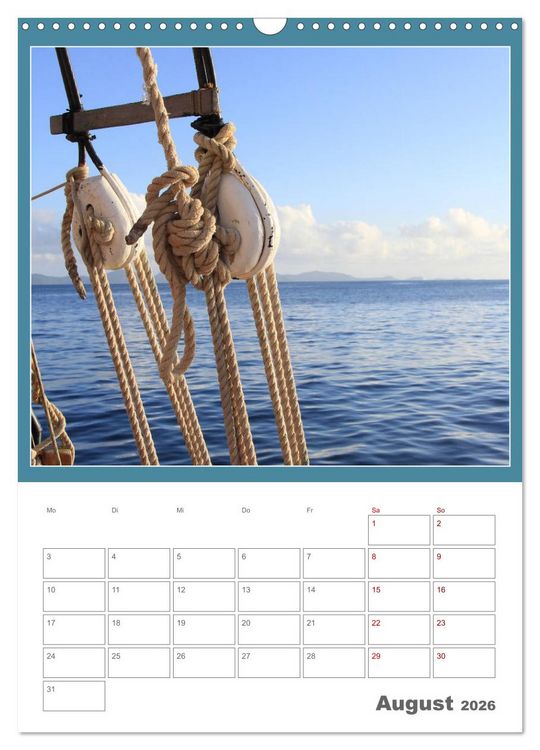 Produktbild: Pur maritim (Wandkalender 2026 DIN A3 hoch), CALVENDO Monatskalender