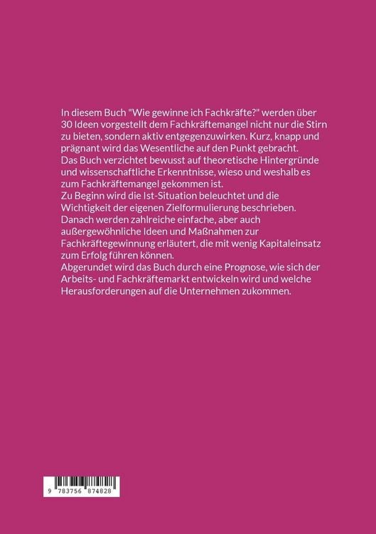 Produktbild: Wie gewinne ich Fachkr&auml;fte?