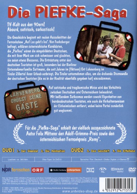 Produktbild: Die Piefke Saga - Teil 1-4 [2 DVDs]