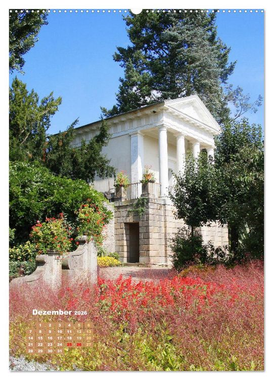 Produktbild: W&ouml;rlitzer Park und Luisium - Eine romantische Reise (Wandkalender 2026 DIN A2 hoch), CALVENDO Monatskalender