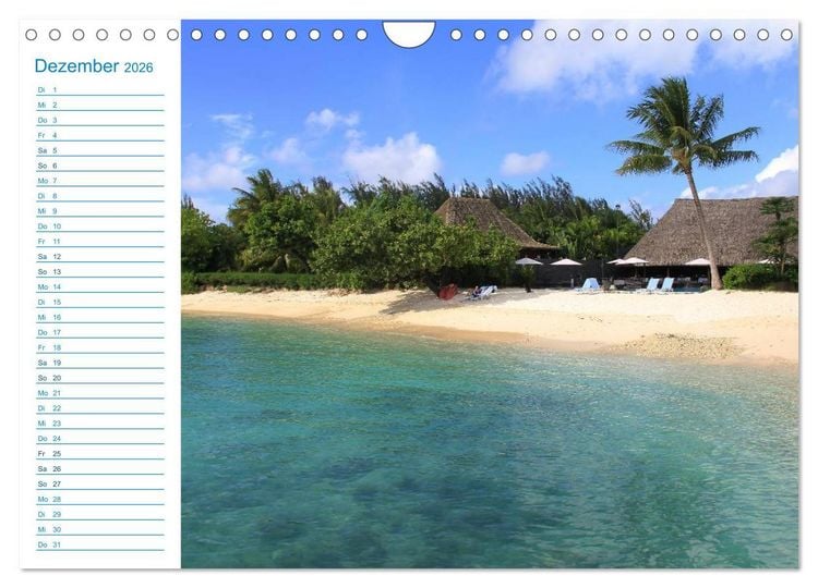 Produktbild: Franz&ouml;sisch-Polynesien - Trauminseln im S&uuml;dpazifik (Wandkalender 2026 DIN A4 quer), CALVENDO Monatskalender