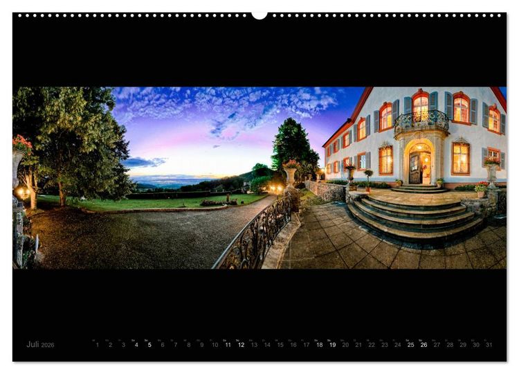 Produktbild: Markgr&auml;flerland-Panoramen - Vier Jahreszeiten in der Toskana Deutschlands (Wandkalender 2026 DIN A2 quer), CALVENDO Monatskalender