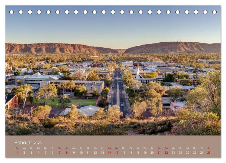 Produktbild: Down Under - Eine Reise durch Australien (Tischkalender 2026 DIN A5 quer), CALVENDO Monatskalender