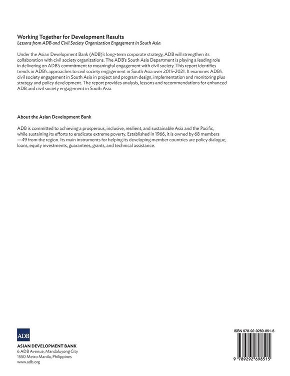 Produktbild: Working Together for Development Results