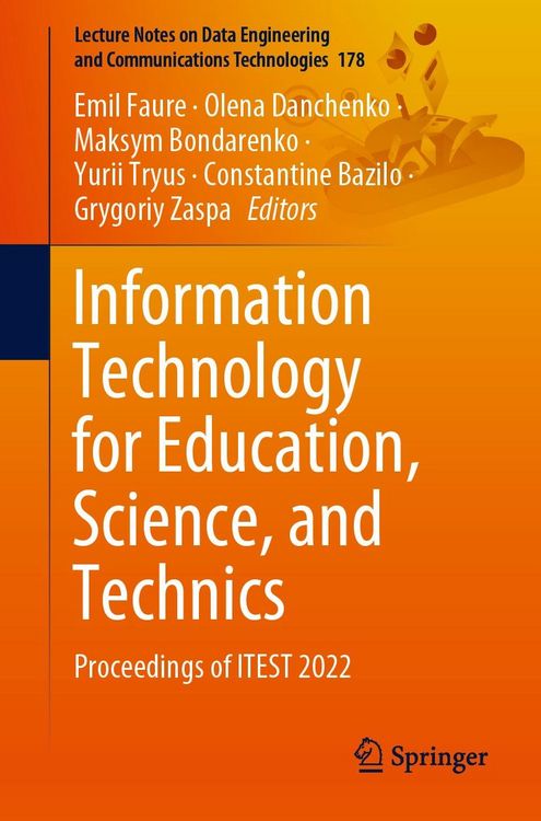 Produktbild: Information Technology for Education, Science, and Technics