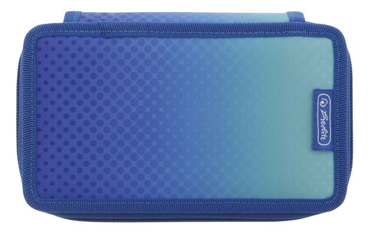 Produktbild: Herlitz Sch&uuml;leretui TriCase 31-teilig Dip Dye Blue/Turquoise