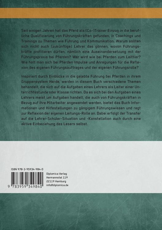 Produktbild: Ich bin Leittier! (Pferdische) F&uuml;hrungstipps f&uuml;r Lehrer und solche, die es werden wollen