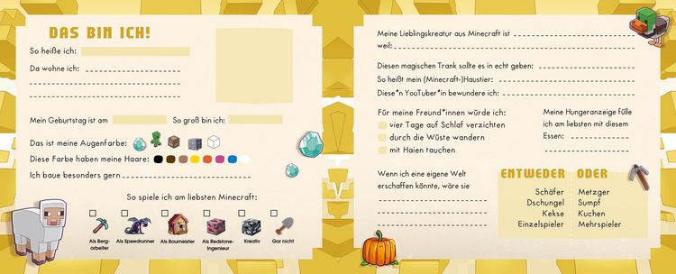 Produktbild: Das Freundebuch f&uuml;r Minecraft-Fans