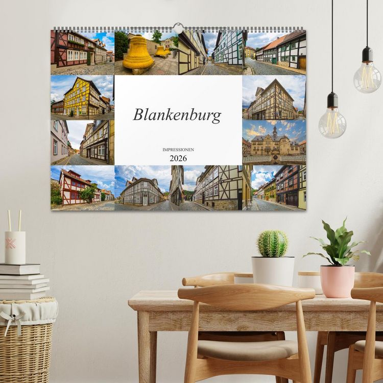 Produktbild: Blankenburg Impressionen (Wandkalender 2026 DIN A2 quer), CALVENDO Monatskalender