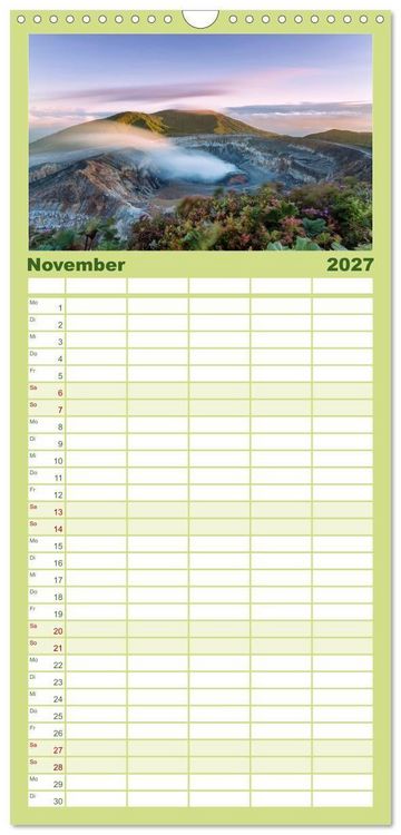 Produktbild: Familienplaner 2027 - Magische Natur - Unsere sch&ouml;ne Welt mit 5 Spalten (Wandkalender, 21 x 45 cm) CALVENDO