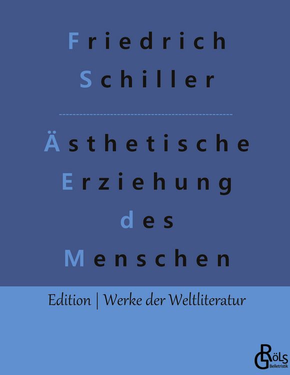 Produktbild: &Uuml;ber die &auml;sthetische Erziehung des Menschen