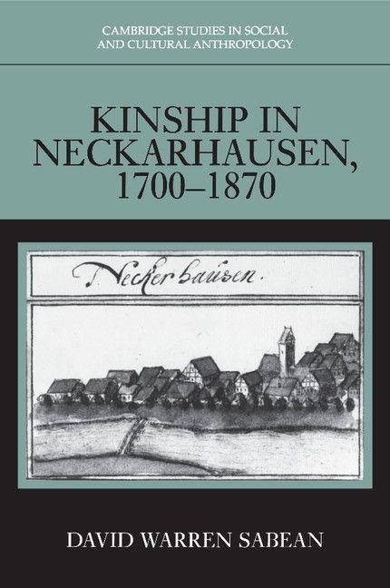 Produktbild: Kinship in Neckarhausen, 1700-1870