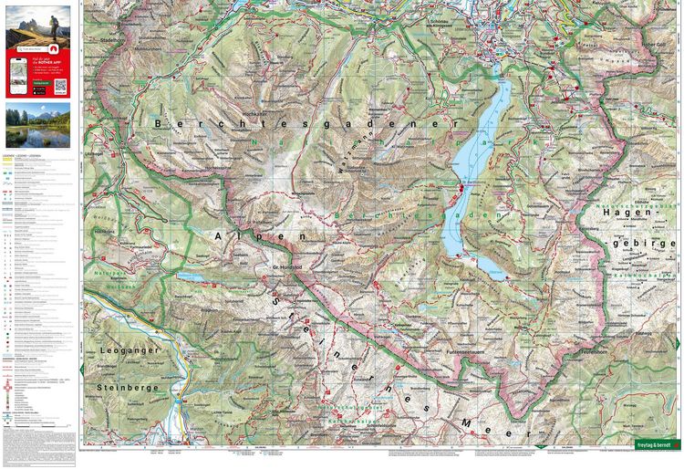 Produktbild: Freytag & berndt Wanderkarte WKXL 3050 Berchtesgaden XL, Bad Reichenhall - K&ouml;nigssee 1:30.000