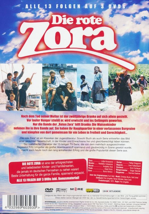 Produktbild: Die Rote Zora - Die komplette Serie [3 DVDs]