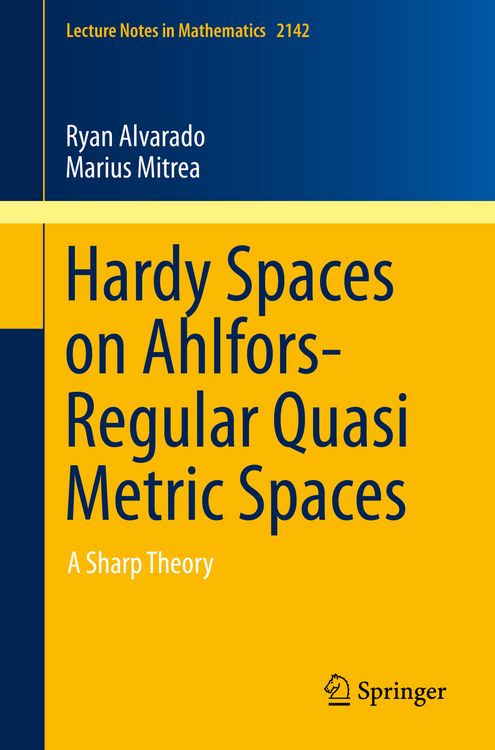 Produktbild: Hardy Spaces on Ahlfors-Regular Quasi Metric Spaces
