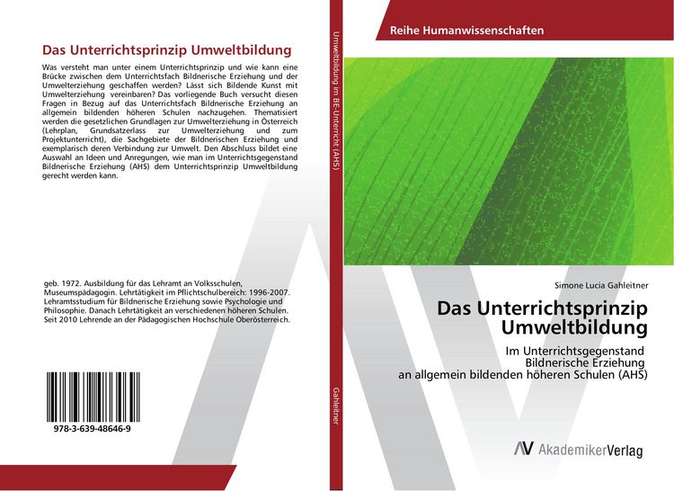 Produktbild: Das Unterrichtsprinzip Umweltbildung