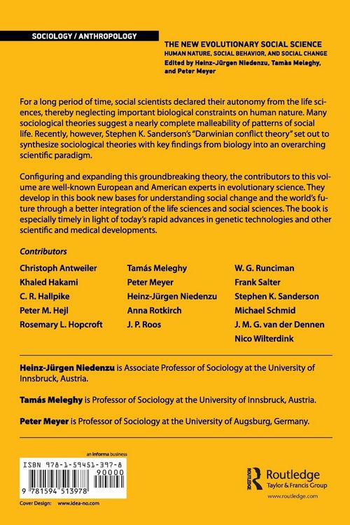 Produktbild: New Evolutionary Social Science