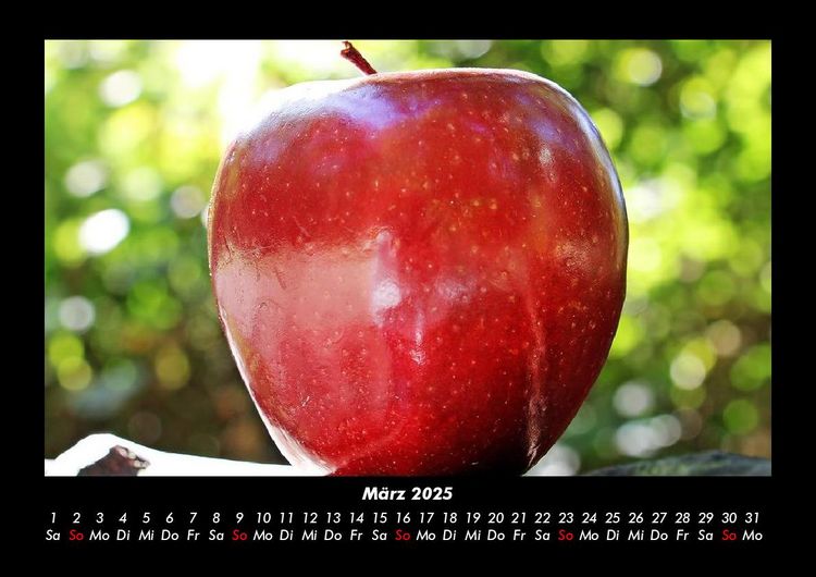 Produktbild: Obstkalender 2025 Fotokalender DIN A3